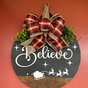 Wood door hanger